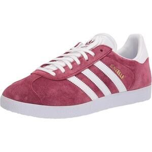 NWT adidas Originals Gazelle Men's Shoes Burgundy/White/Gold Size 7